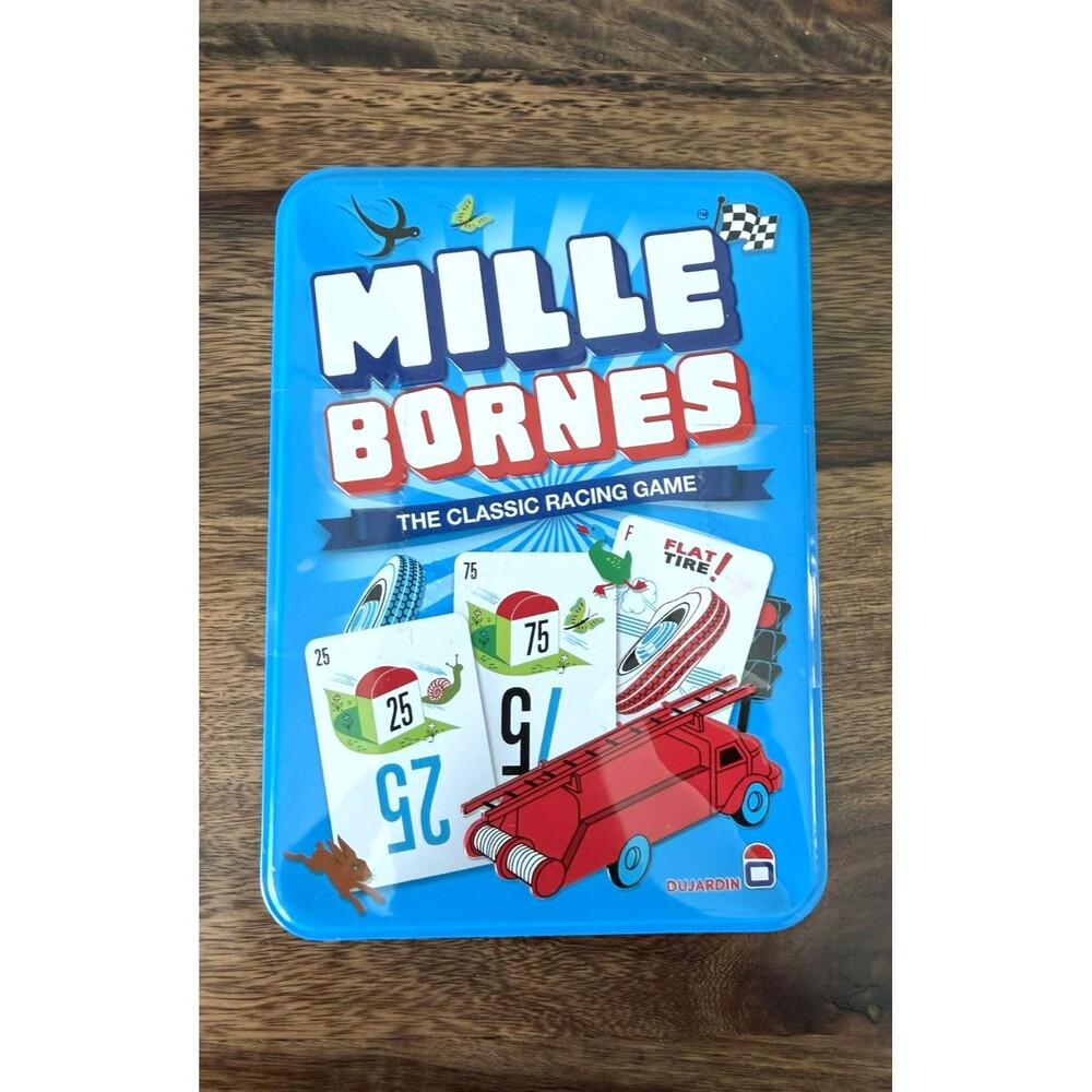 Mille Bornes Classic Racing Card Game Tin Box Asmodee MIB01 French New